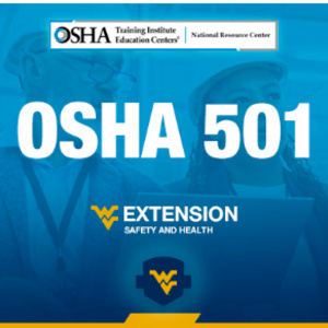 Image of OSHA 501 Trainer Course in Occupational Safety and Health Standards for General Industry