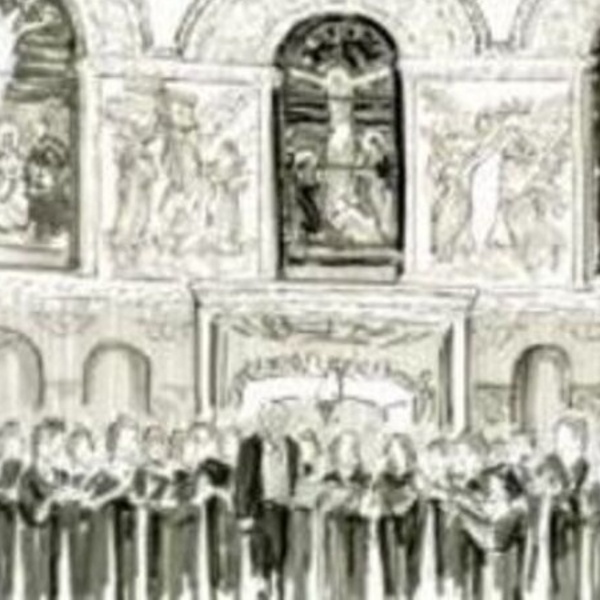 early music singers drawing