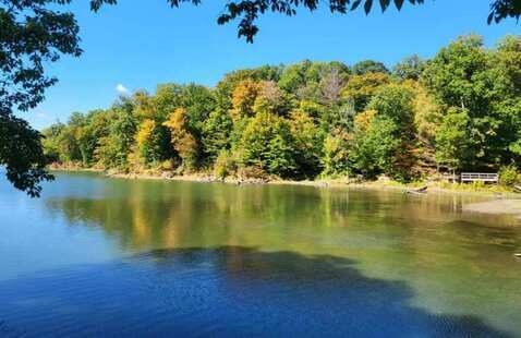 Lake Ogle in early October