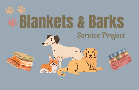 Blankets and Barks Service Project Graphic 