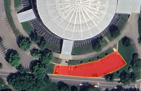 Image of Parking Lot 128 Visitor Center (Convocation Center) Closure