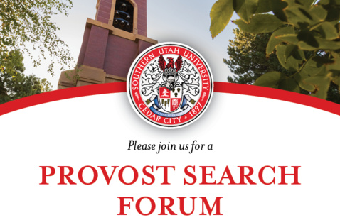 Please join us for a Provost Search Forum