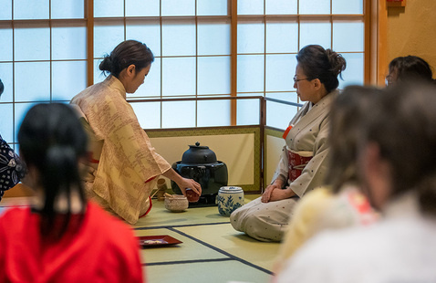 Japanese tea ceremony.