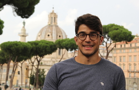 Antonio Loquercio standing outdoors.