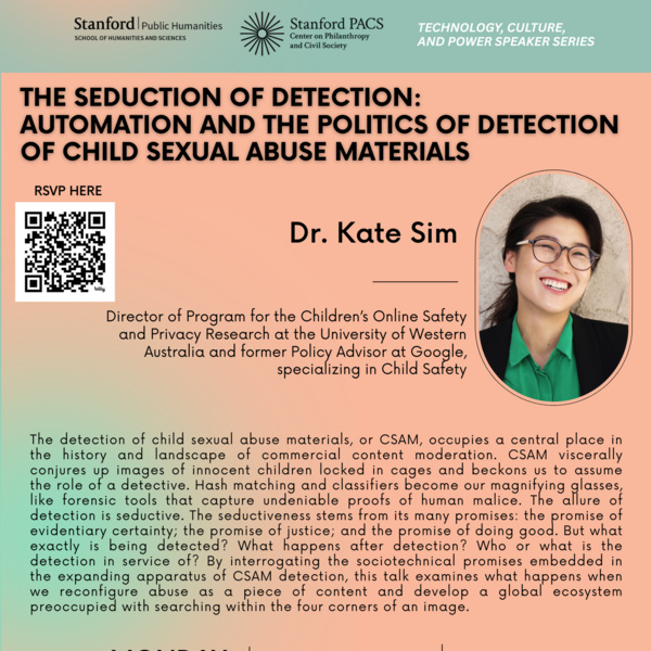 Kate Sim event poster