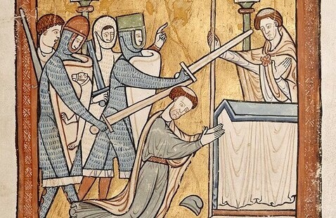 Thomas Becket's Murder, Wikimedia Commons