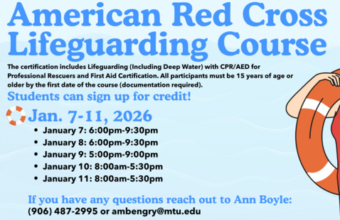 Image of American Red Cross Lifeguarding Course - Jan. 7-11, 2026