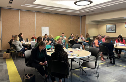 Faculty and staff completing the RESPOND training