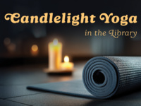 Event image for Candlelight Yoga in the Library