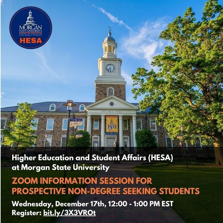 Dec 17, 2025: Higher Education & Student Affairs Prospective Non-Degree Seeking Graduate Students thumbnail image