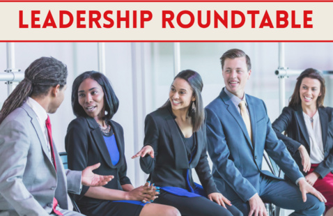 People talking in professonal setting