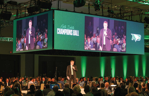 Champions Ball stage