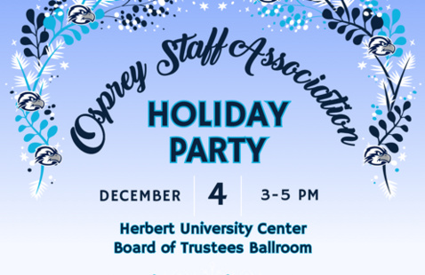 Holiday party flyer