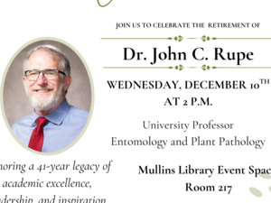 Dr. John Rupe Retirement Celebration