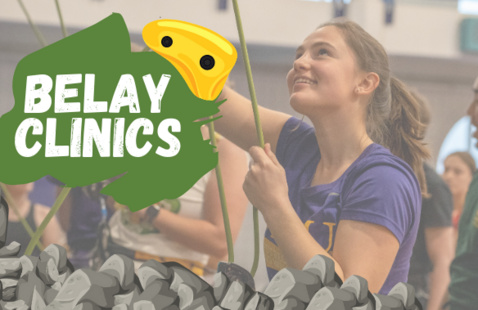 A girl holding a rope smiling 