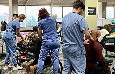 Image of free chair massages