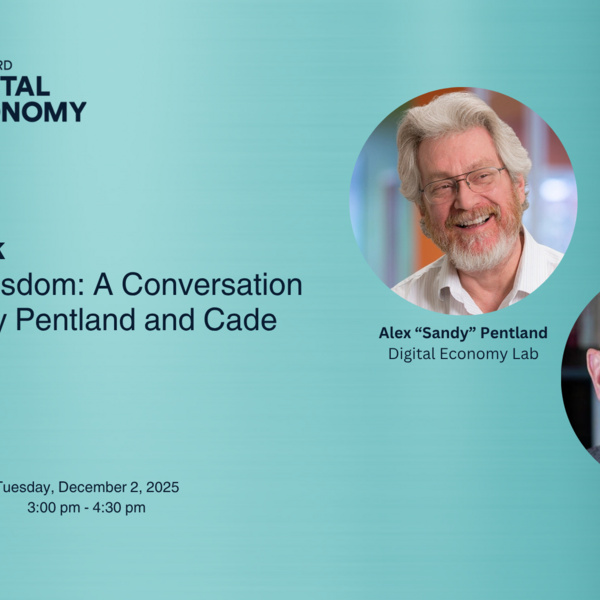 Shared Wisdom: A Conversation with Sandy Pentland and Cade Metz