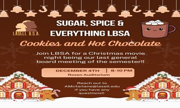 SUGAR, SPICE & EVERYTHING LBSA Cookies and Hot Chocolate at Rosen