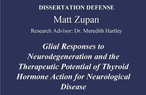 Matt Zupan - Dissertation Defense Flyer