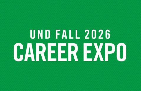 text: UND Fall 2026 career expo