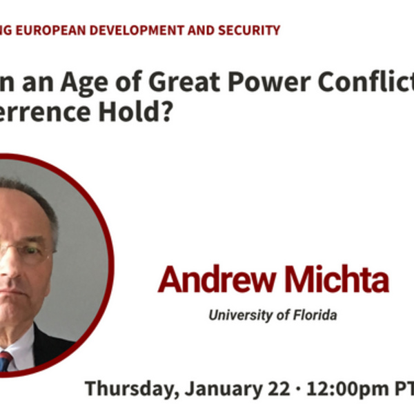 Andrew Michta Flyer