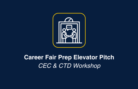 Image of Career Fair Prep-Elevator Pitch