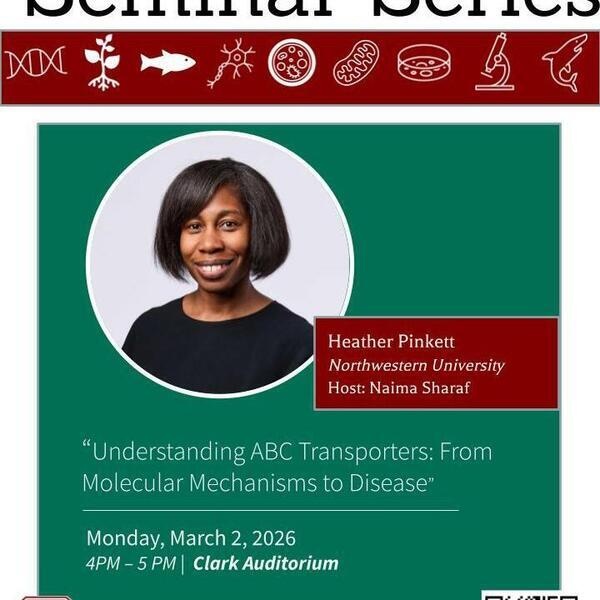 Biology Seminar Series: Heather Pinkett “Understanding ABC Transporters: From Molecular Mechanisms to Disease”