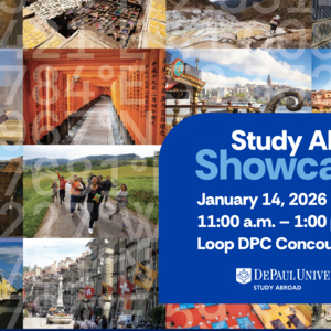 Study Abroad Showcase - Jan. 14 - 11AM - Loop Concourse 1 E. Jackson Blvd.