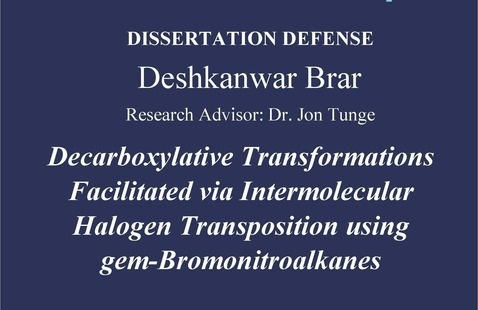 Deshkanwar Brar - Dissertation Defense Flyer