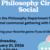 Philosophy Circle Social flyer