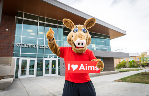 Arty at Student Commons Outdoors