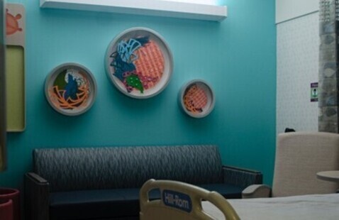 Art works on the wall