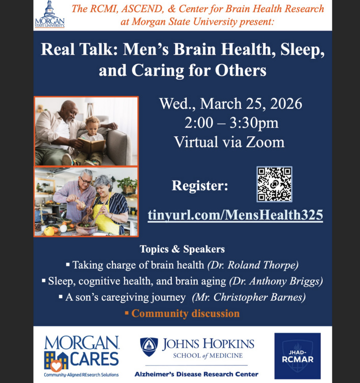 Mar 25, 2026: Real Talk: Men's Brain Health, Sleep, and Caring for Others thumbnail image