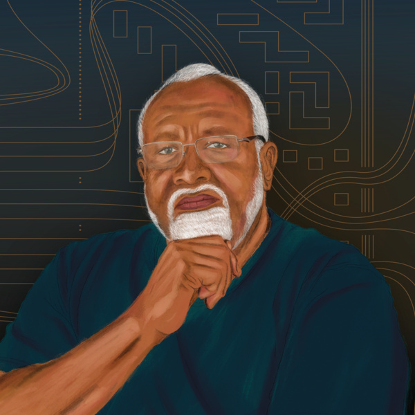 Illustration of Glenn C. Loury by Openi