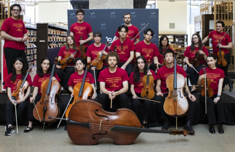 Image of the full Mt. Vernon Virtuosi orchestra