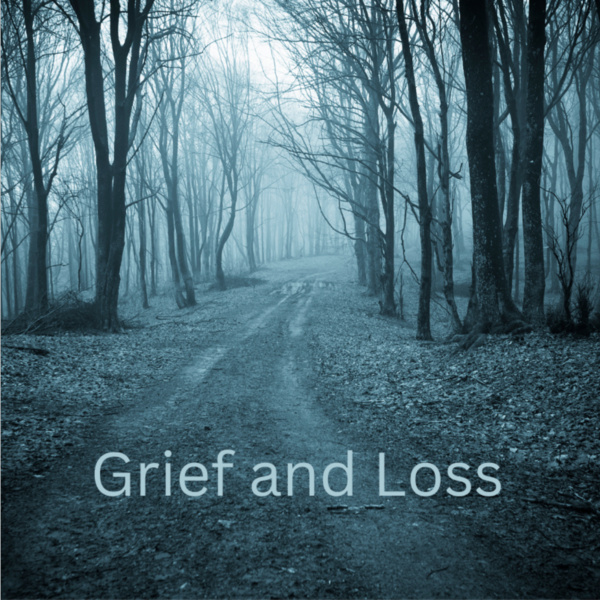 Grief and Loss image forest road at dawn