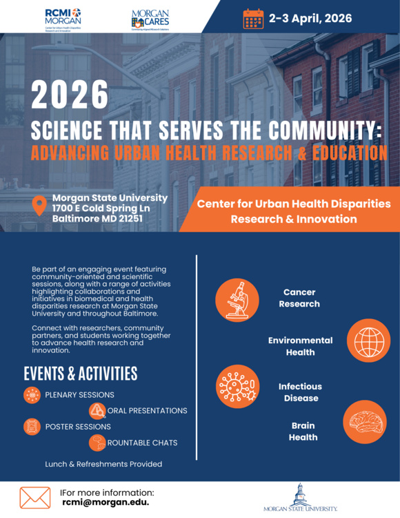 Apr 2, 2026: Center for Urban Health Disparities Research and Innovation (CUHDRI) Biennial Conference at University Student Center thumbnail image