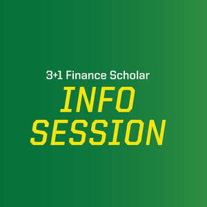 Event: 3+1 Finance Scholar Info Session