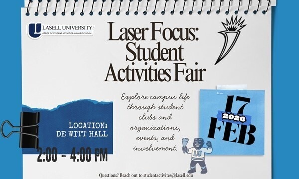 Laser Focus:  Student Activities Fair at de Witt Hall
