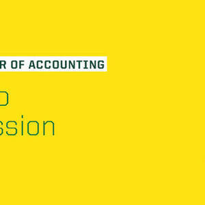 Event: Master of Accounting Info Session