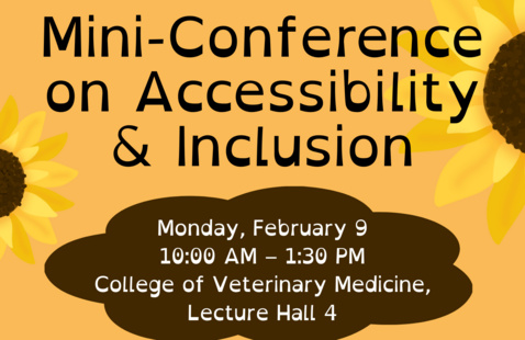 Flier with same information as event page