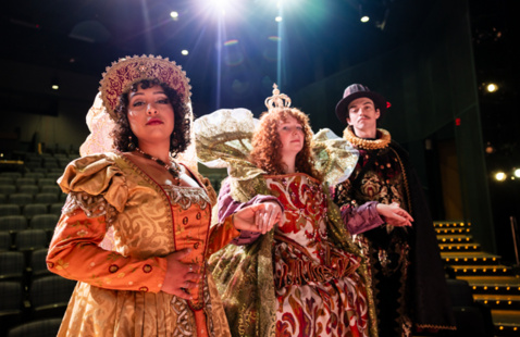 UWF Theatre students pose in Shakespearean Dress