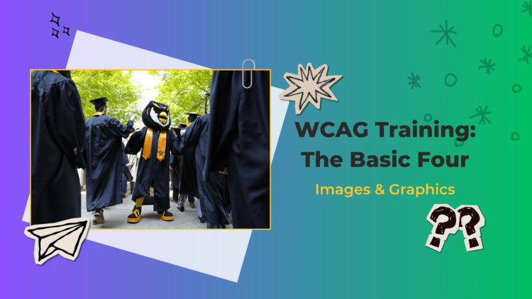 WCAG Training: The Basic Four - Images and Graphics