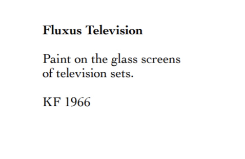 Ken Friedman Fluxus Television image