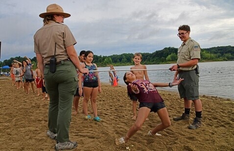 participants having fun