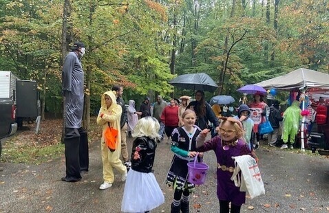 Trick or Treat in the Lieber SRA campground