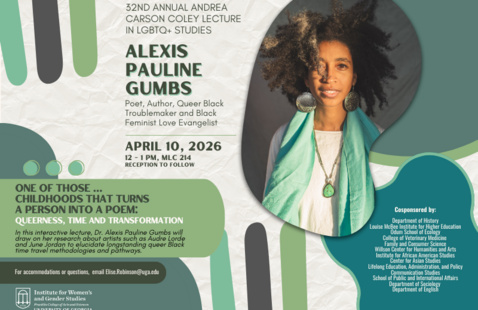 Alexis Pauline Gumbs Coley Lecture flyer