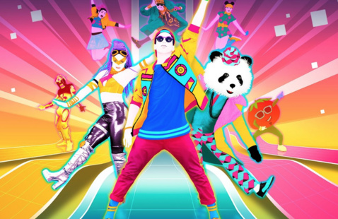 art from the Just dance series; an explosion of color and costume