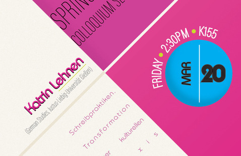 IGCS Spring 2026 Colloquium Series:  Katrin Lehnen (German Studies, Justus-Liebig-Universität Gießen) 