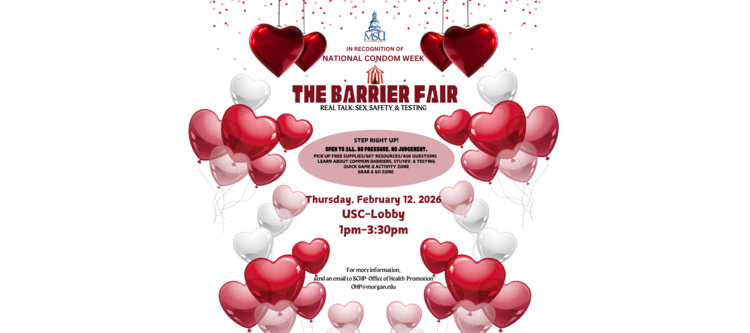 Feb 12, 2026: National Condom Week: The Barrier Fair at University Student Center thumbnail image